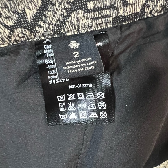 Scotch & Soda Maison Scotch Reveur de Jour Printed Pants in Black/Tan 1 S AC - Picture 4 of 12